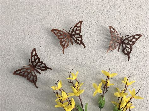 sheet metal butterfly|metal butterflies for walls.